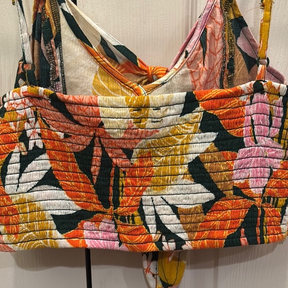 Floral Multicolor Spring Women's Blouse - Picture 7 of 8